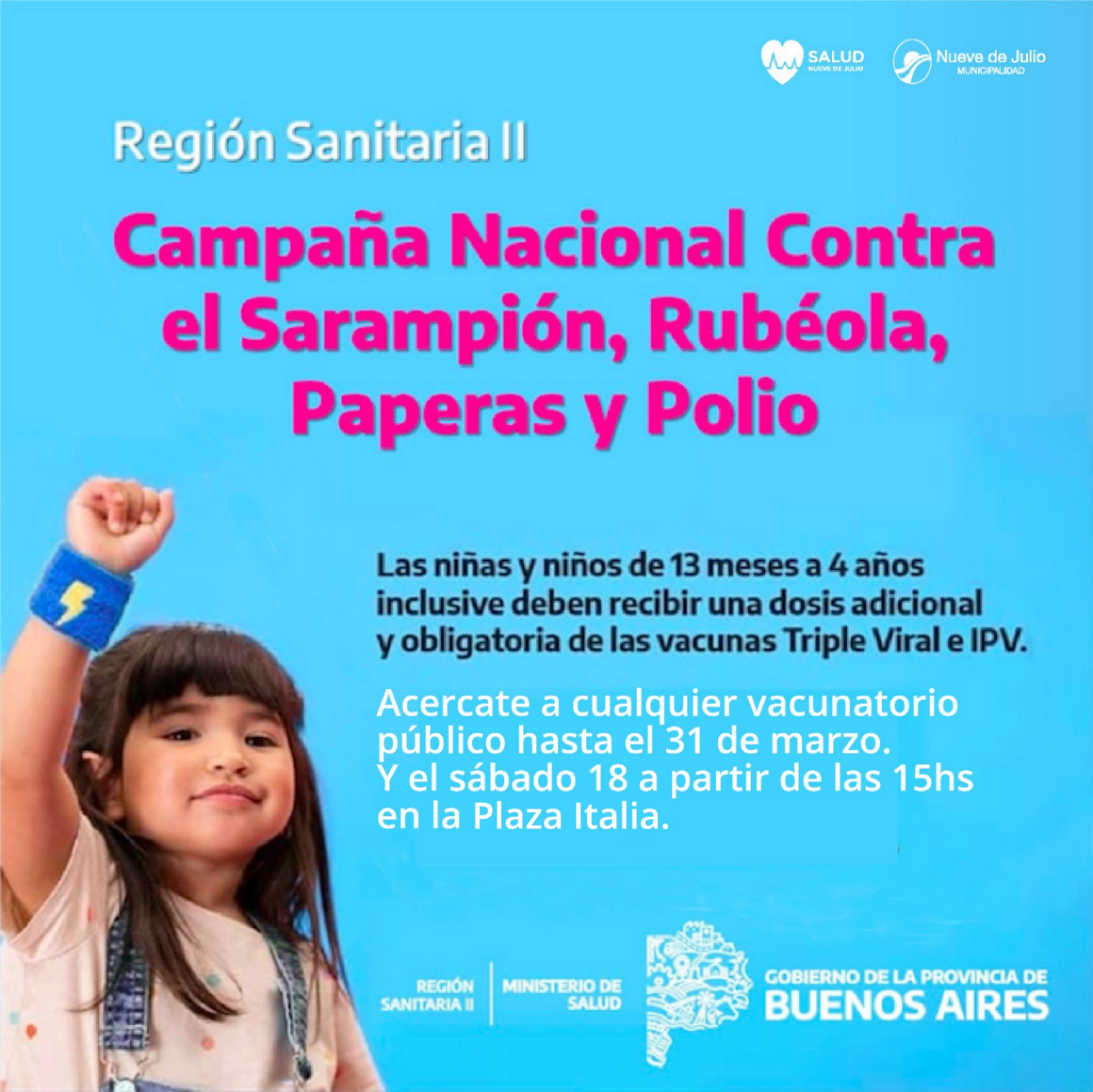 Municipalidad 9 de Julio | CAMPAÑA NACIONAL DE VACUNACIÓN CONTRA ...